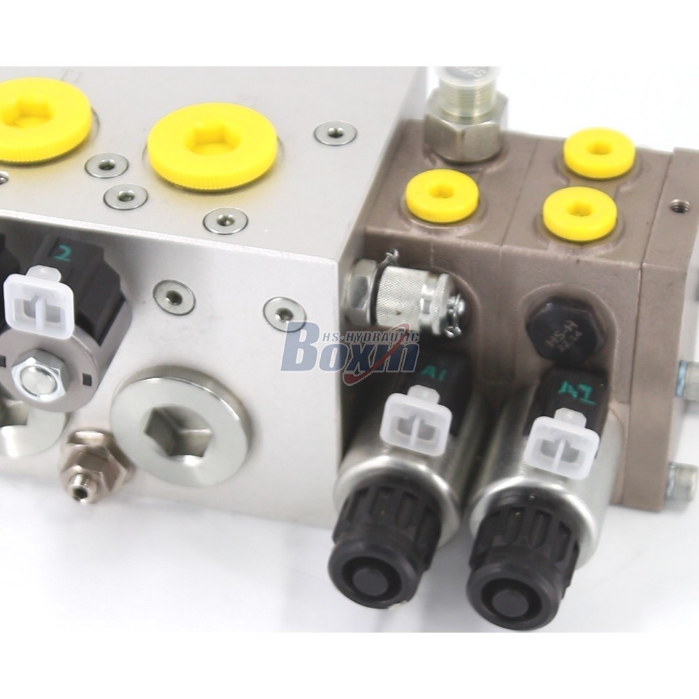 QSF32 Load Sensitive Proportional 2 Spool Sweeper Truck Valve detail image